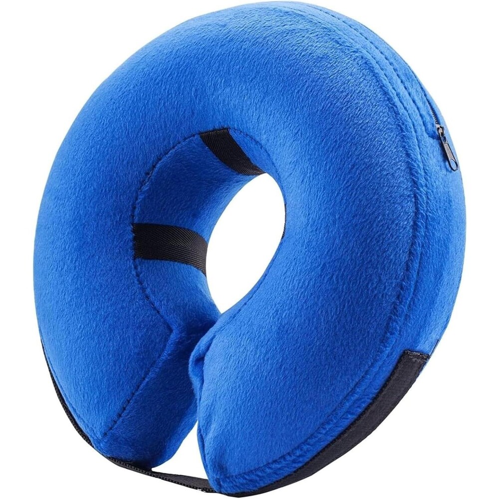 Inflatable Dog Collar Soft Dog Cone for Dogs After Surgery Adjustable Blow